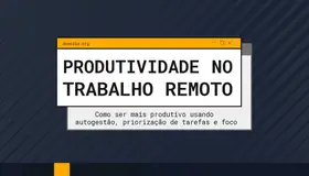 Banner do curso: Produtividade no Trabalho Remoto