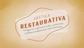Banner do curso: Justiça Restaurativa